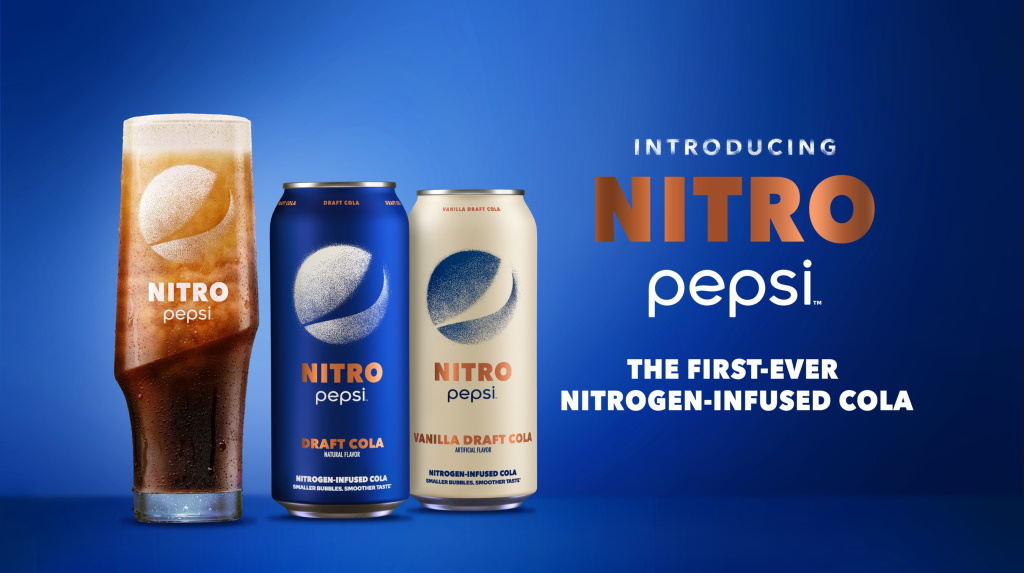 PEPSI Launches NITRO PEPSI, The First-Ever Nitrogen-Infused Cola