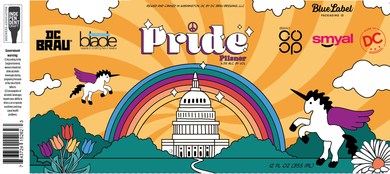 Help Choose the 2022 DC Brau Pride Pils Can Design