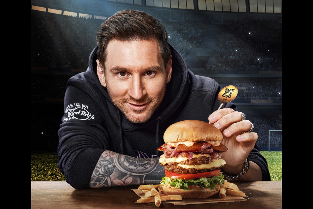 Hard Rock Cafe Launches New Lionel Messi Burger