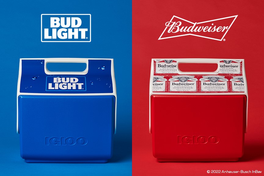 IGLOO Partners With ANHEUSER-BUSCH For New Bud & Bud Light Coolers
