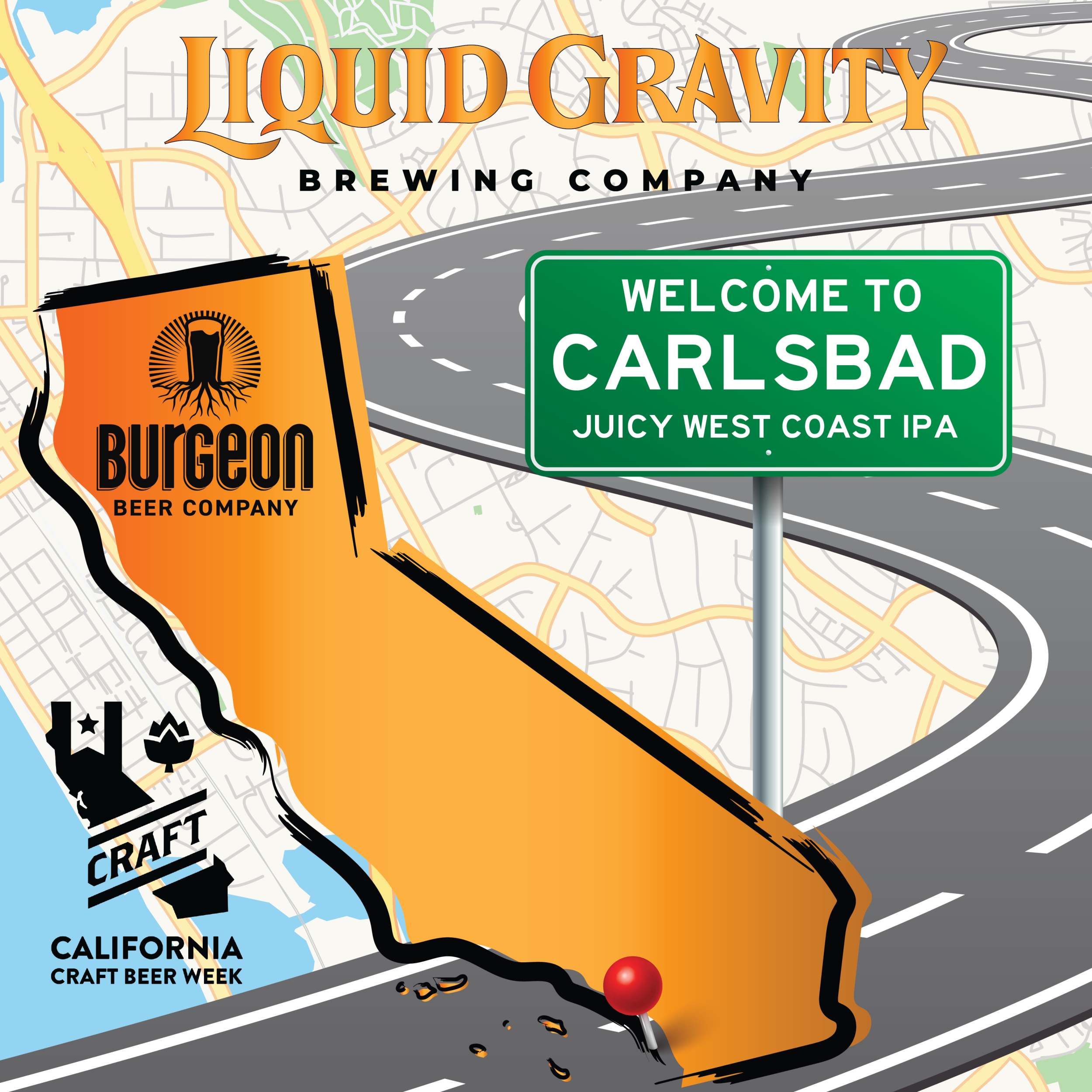 Liquid Gravity Brewing Release “Welcome To California” Series