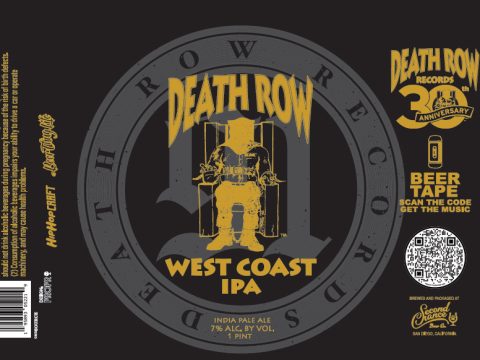 Second Chance to Release Death Row West Coast IPA Friday in Honor of Death Row Records’ 30th Anniversary