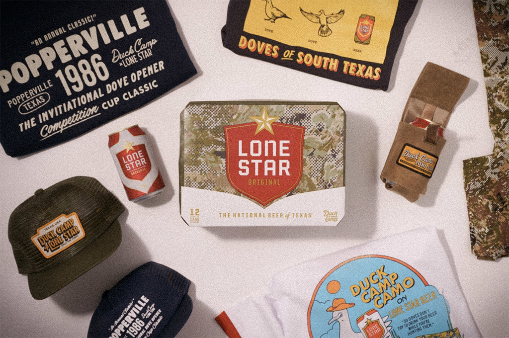 Lone Star Beer and Duck Camp 80’s Themed Collaboration