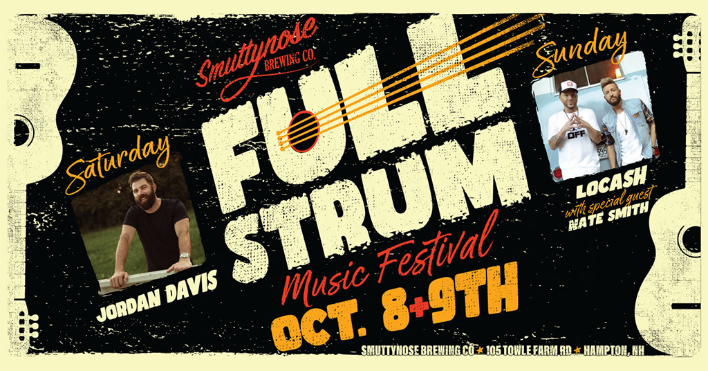 Smuttynose Brewing to Host First Full Strum Music Festival Oct 8-9