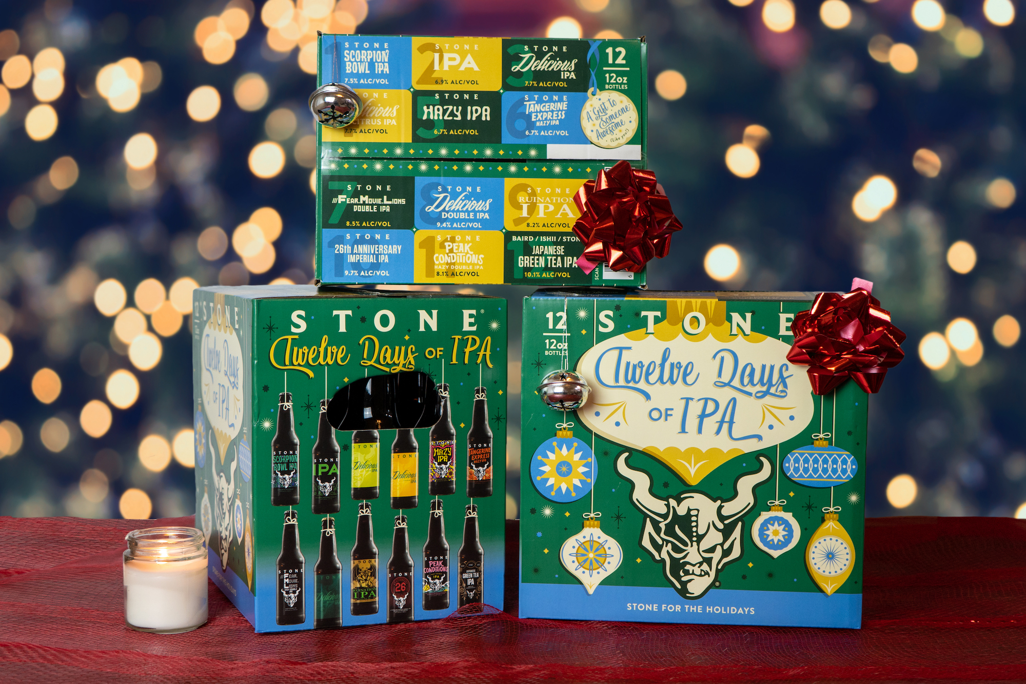 Stone Brewing Releases the Holiday Beer Essential: Stone 12 Days of IPAs