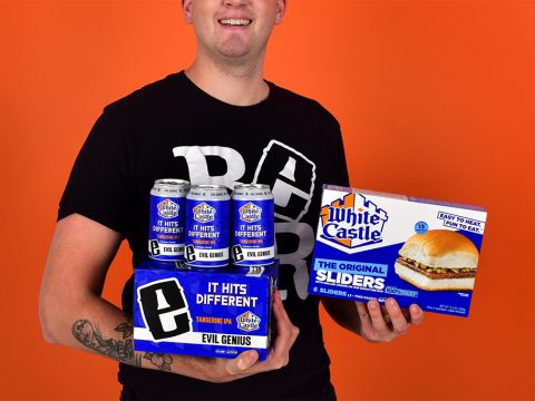 White Castle and Evil Genius Beer Company Partner