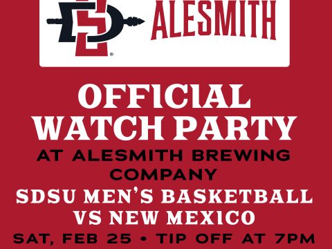 Join Aztec Nation at AleSmith Brewing Co. THIS SATURDAY For Official Watch Party