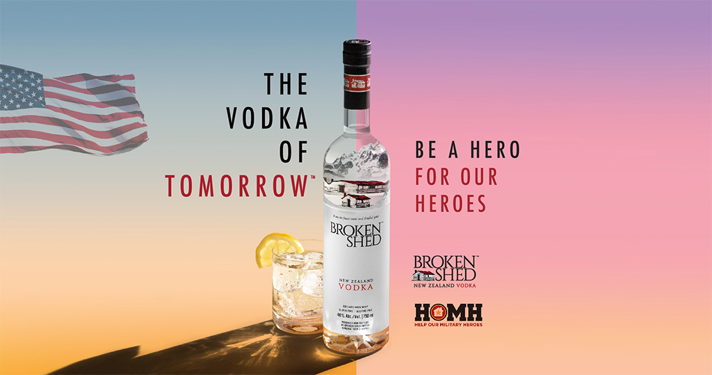 Broken Shed Vodka Supports Help Our Military Heroes