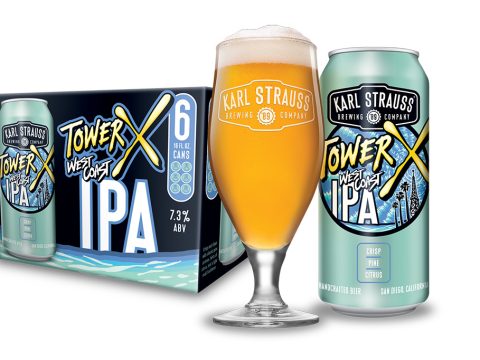 Karl Strauss releases 91x inspired Tower X West Coast IPA 3/2