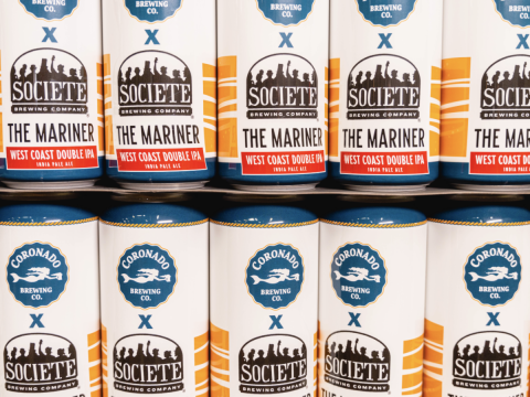 Societe Brewing & Coronado Brewing Collab on “The Mariner”