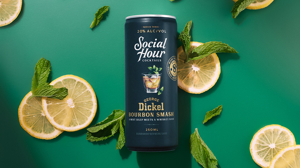 George Dickel And Social Hour Release New Premium RTD Cocktail – Bourbon Smash