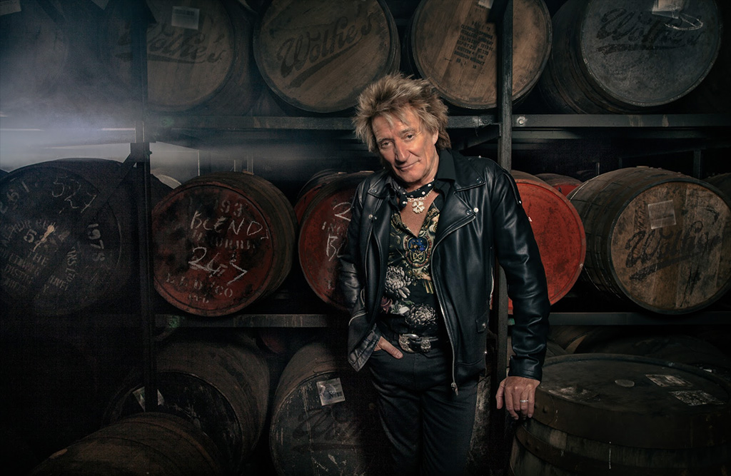 Rock Icon Rod Stewart Launches Wolfie’s Whisky In The US