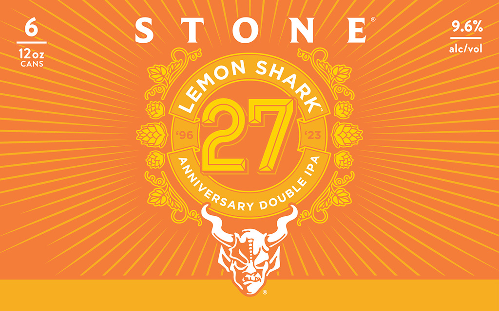 Stone Brewing Celebrates the Release of Stone 27th Anniversary Lemon Shark Double IPA