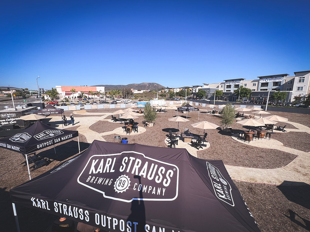 Karl Strauss opens 85,000 square foot beer garden in San Marcos