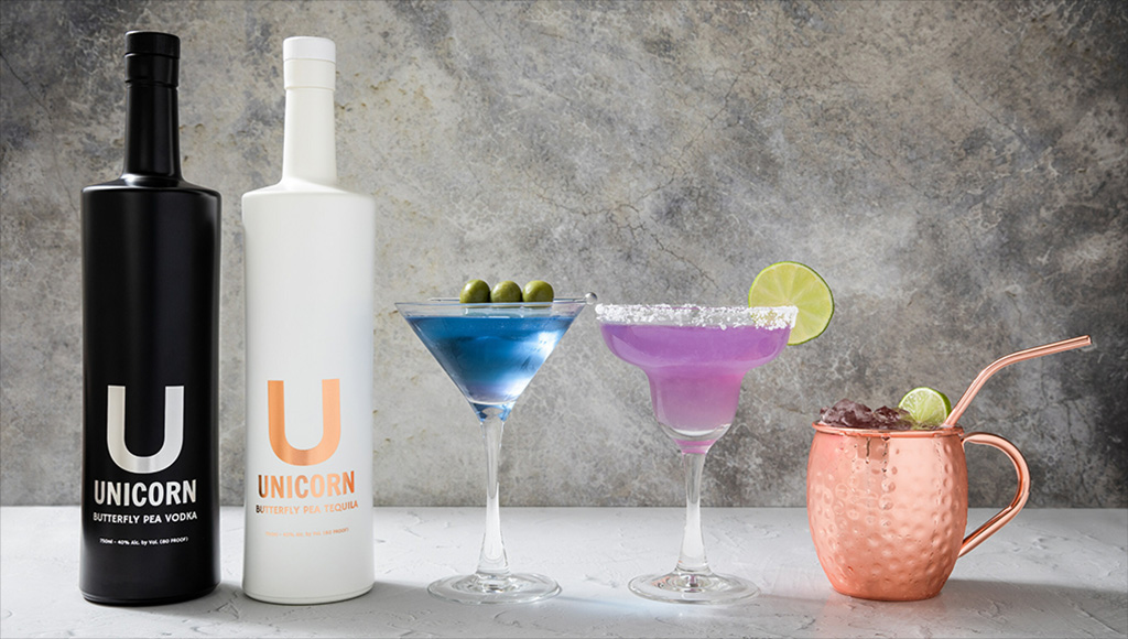 Color Changing Vodka and Tequila Makers Unicorn Distillery Announces Partnerships