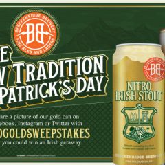 Breckenridge Brewery Brings Back Nitro Irish Stout ‘Go Gold’ Sweepstakes