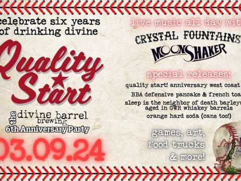 Divine Barrel Brewing Celebrating 6th Anniversary March 9, 2024