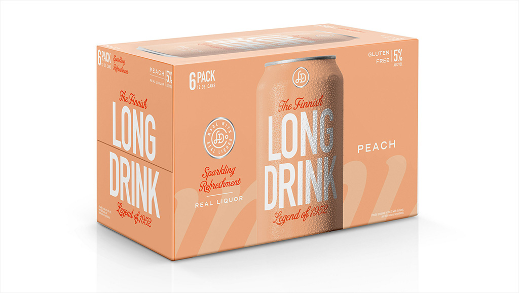 The Finnish Long Drink Launches Much-Anticipated Peach Flavor