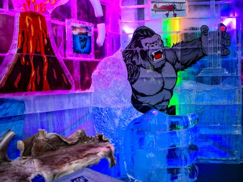 Minus5º ICEBAR Unveils New Ice Sculptures Including King Kong and Pirates