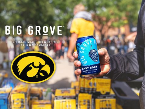 Big Grove Brewery Named an Official Craft Brewery of University of Iowa Athletics