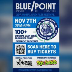 Blue Point Cask Ales Festival Returns to Patchogue Nov. 7 With 100+ Casks