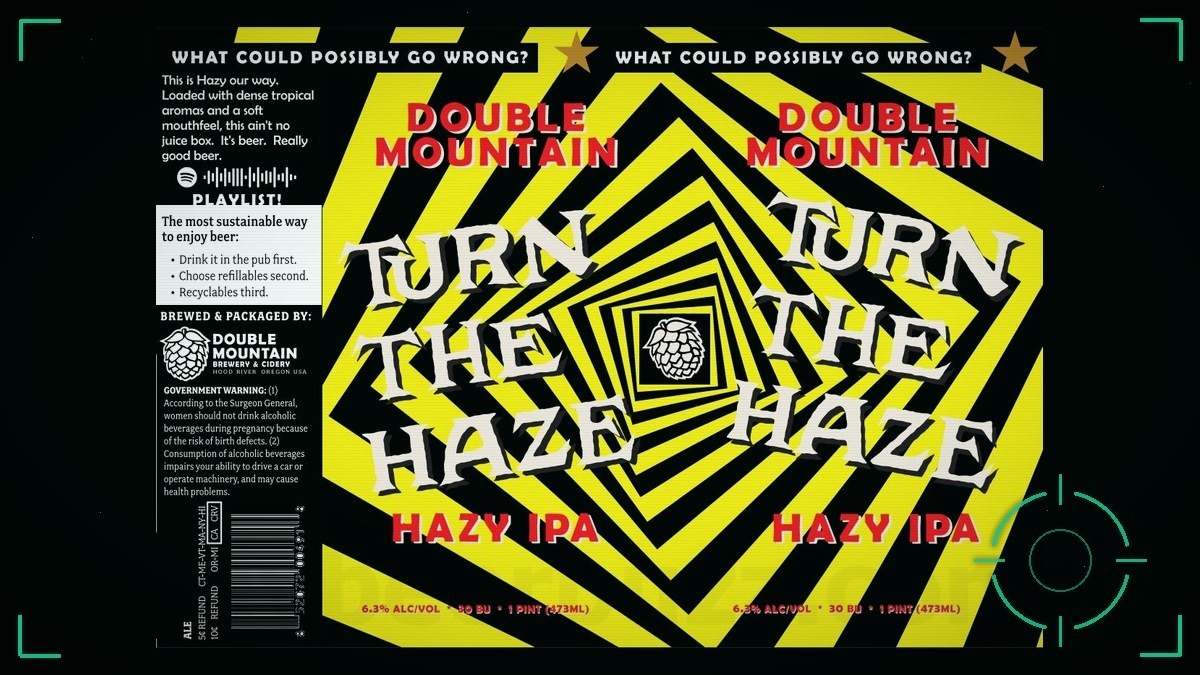 Double Mountain Turn The Haze Hazy IPA Gets a 16-oz Can Label