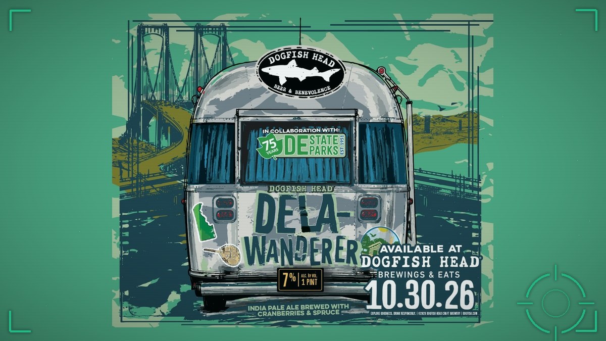Dogfish Head DelaWanderer: Spruce and Cranberry IPA Toasts 75 Years of Delaware State Parks