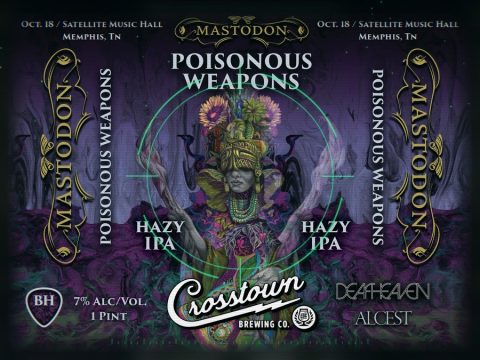 Mastodon and Crosstown’s Poisonous Weapons Hazy IPA Rides the Tour