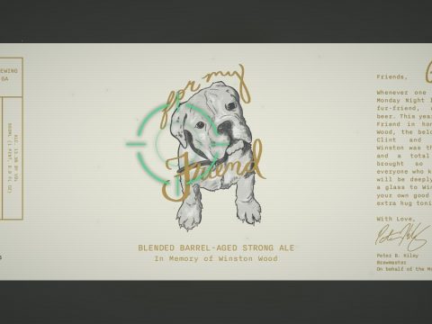 Monday Night Brewing For My Friend Honors Winston Wood, a Beloved Bulldog