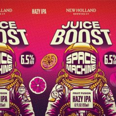 New Holland Juice Boost Space Machine Gets a 2026 Can: Tangerine, Passionfruit, 6.5%