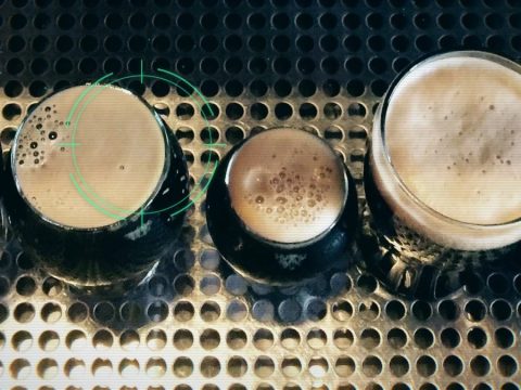 Sketchbook and Wakayama Brewery Tap Umami Porter, a Shiitake Smoked Porter