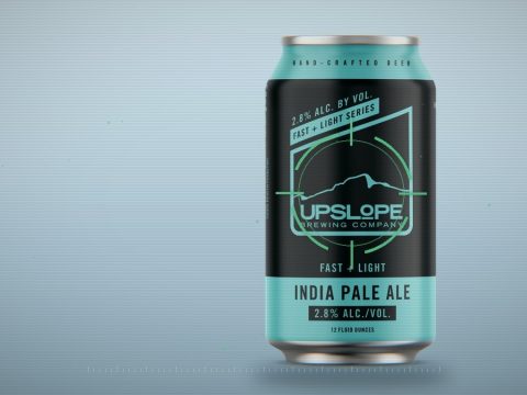 Upslope Fast + Light IPA: 2.8% ABV, 80-Calorie IPA Label Preview