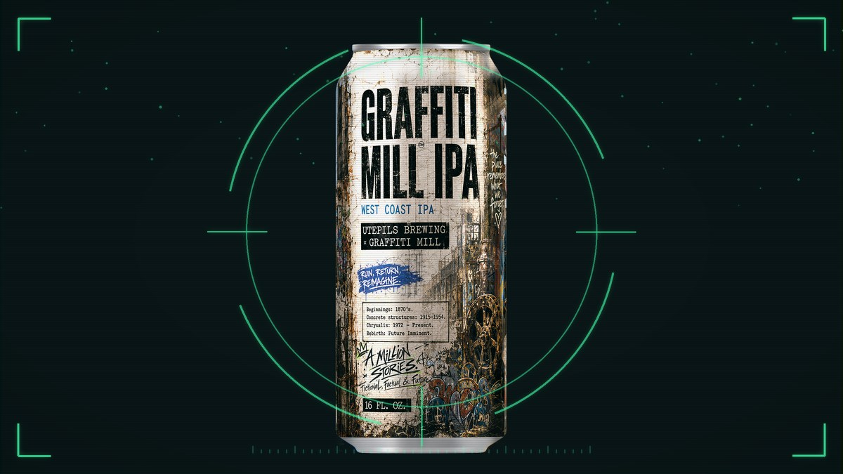 Utepils Releases Graffiti Mill West Coast IPA, Its First West Coast IPA